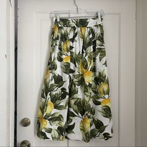 H&M lemon print skirt - worn once